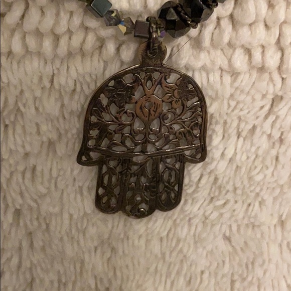 Custom Hamsa necklace - Picture 5 of 8